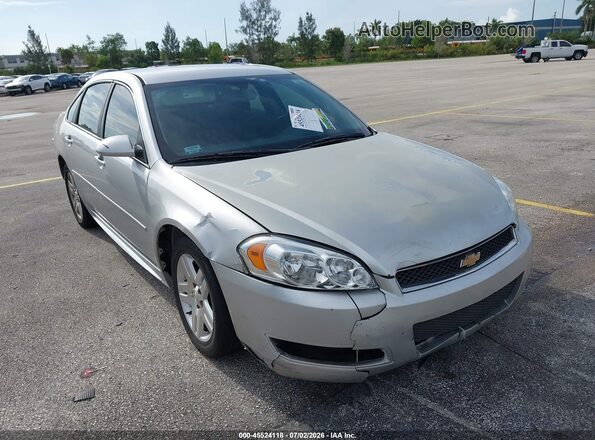 2G1WB5E30G1132784 2016 CHEVROLET IMPALA Silver Widok z przodu