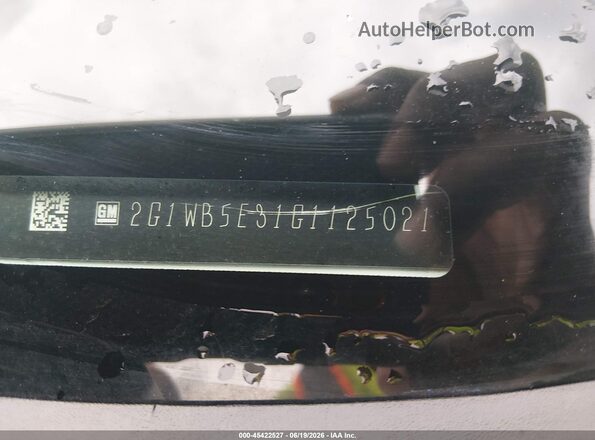 2G1WB5E31G1125021 2016 CHEVROLET IMPALA White Вид підкапотного простору