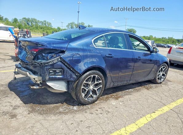 2G4G35EX3G9203484 2016 BUICK REGAL Синий Задняя правая четверть