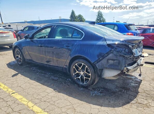 2G4G35EX3G9203484 2016 BUICK REGAL Синий Задняя левая четверть