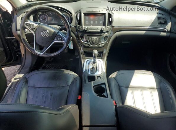 2G4G35EX3G9203484 2016 BUICK REGAL Синий Вид панели приборов