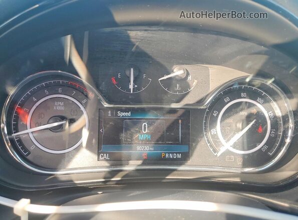 2G4G35EX6G9201048 2016 BUICK REGAL Black Սարքավորումների վահանակի տեսք