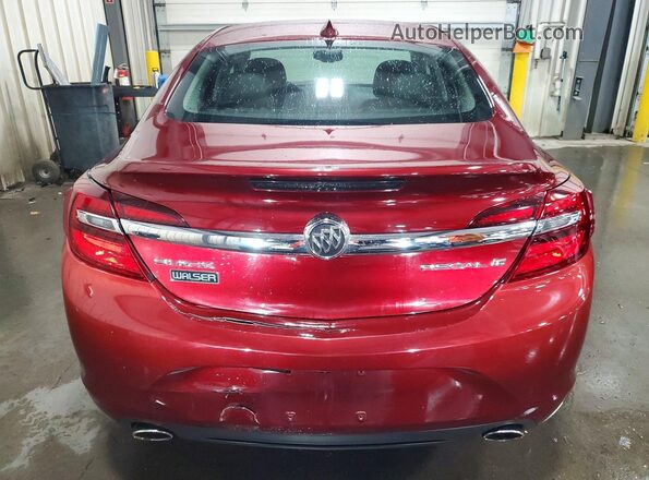 2G4G35EX9G9179112 2016 BUICK REGAL Red უკანა ხედი