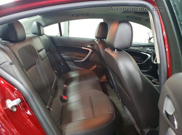 2G4G35EX9G9179112 2016 BUICK REGAL Red უკანა სავარძლების ხედი