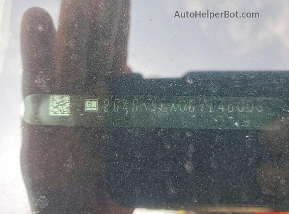 2G4GK5EX0G9146003 2016 BUICK REGAL Black Vista del compartimento del motor