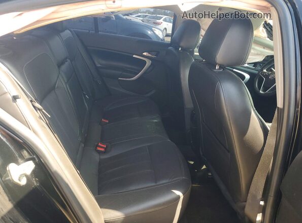 2G4GK5EX0G9146003 2016 BUICK REGAL Black Vista de los asientos traseros