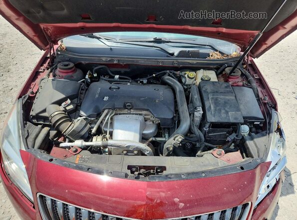 2G4GK5EX1G9139156 2016 BUICK REGAL Maroon Սալոնի հետևի տեսք