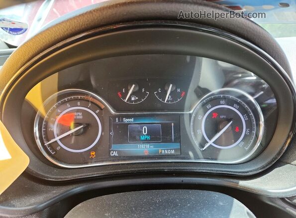 2G4GK5EX1G9139156 2016 BUICK REGAL Maroon Սարքավորումների վահանակի տեսք