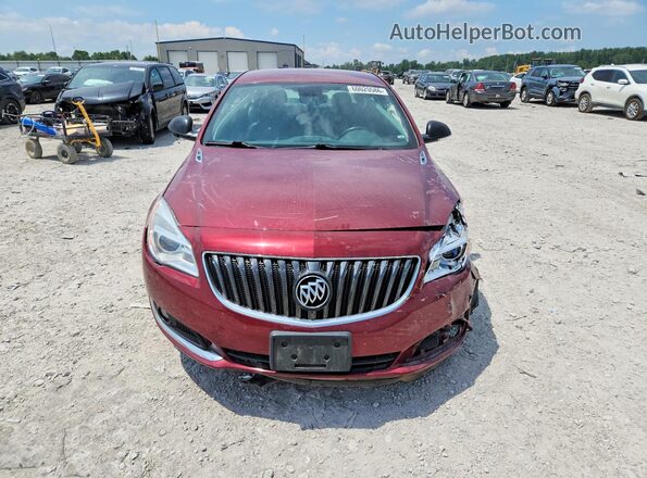 2G4GK5EX1G9139156 2016 BUICK REGAL Maroon Դիմացի տեսք