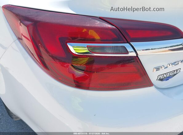 2G4GK5EX4G9160079 2016 BUICK REGAL White Rear interior view