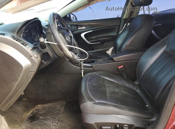 2G4GK5EX5G9180096 2016 BUICK REGAL Burgundy Front interior view