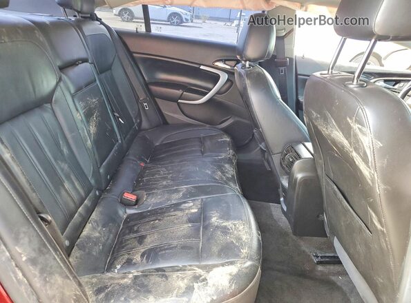 2G4GK5EX5G9180096 2016 BUICK REGAL Burgundy Rear seats view