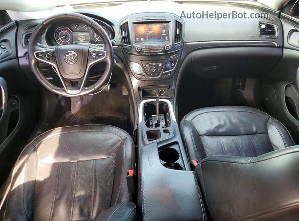 2G4GK5EX5G9180096 2016 BUICK REGAL Burgundy Dashboard view