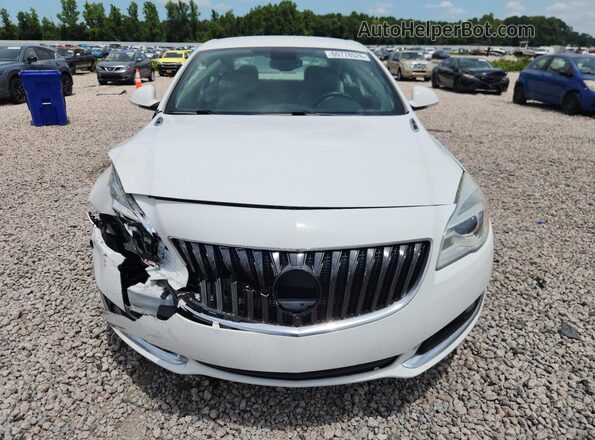 2G4GK5EX6G9117007 2016 BUICK REGAL White Front view