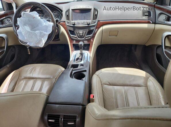 2G4GK5EX6G9117007 2016 BUICK REGAL White Dashboard view