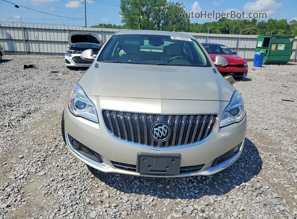 2G4GK5EX8G9108079 2016 BUICK REGAL Gold Front view