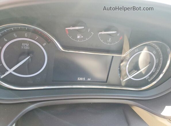 2G4GK5EX8G9108079 2016 BUICK REGAL Gold Instrument cluster view