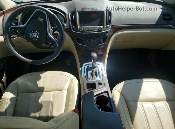 2G4GK5EX8G9108079 2016 BUICK REGAL Gold Dashboard view