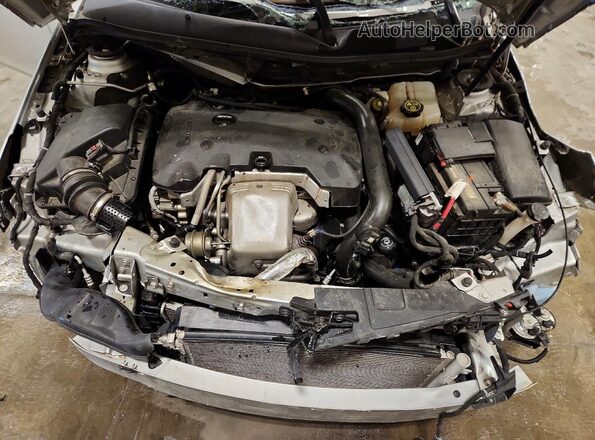 2G4GK5EX9G9157839 2016 BUICK REGAL Silver Vista interior trasera