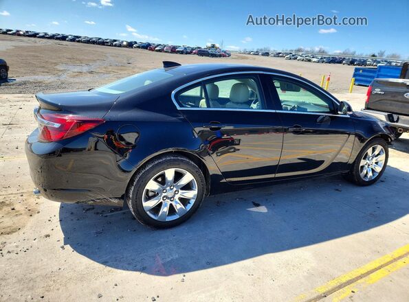 2G4GK5EX9G9166931 2016 BUICK REGAL Черный Задняя правая четверть