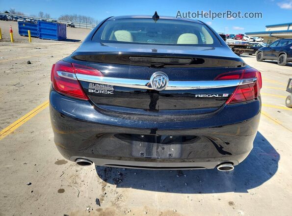 2G4GK5EX9G9166931 2016 BUICK REGAL Черный Вид сзади