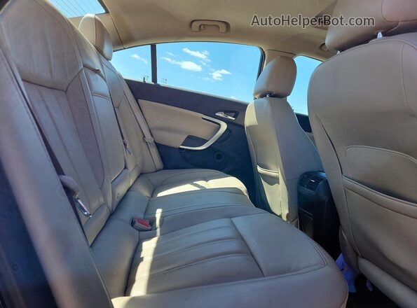 2G4GK5EX9G9166931 2016 BUICK REGAL Черный Вид задних сидений