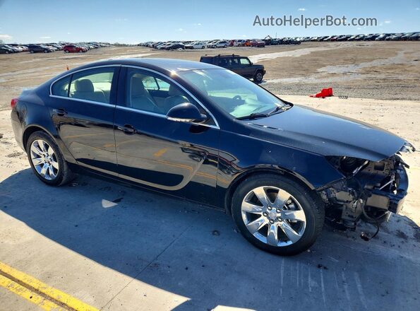 2G4GK5EX9G9166931 2016 BUICK REGAL Черный Передняя правая четверть