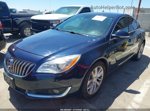 2G4GK5EXXG9208748 2016 BUICK REGAL Blue Vista tres cuartos delantera izquierda