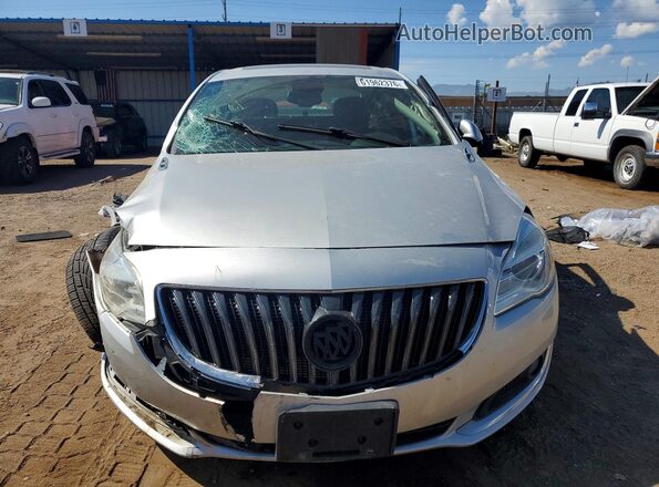 2G4GL5EX0G9128596 2016 BUICK REGAL Silver წინა ხედი