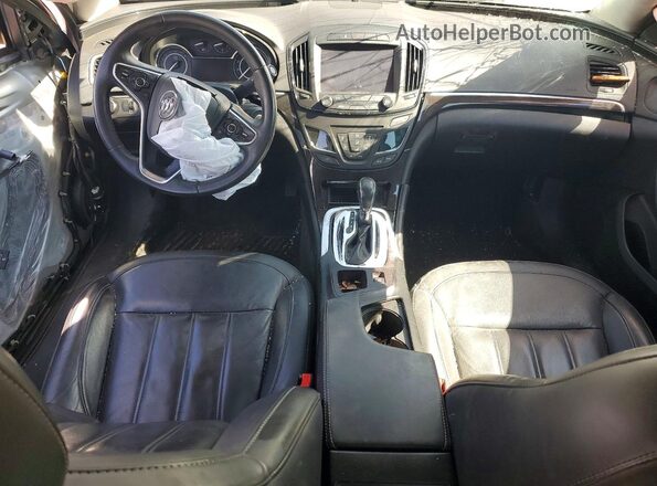 2G4GL5EX0G9128596 2016 BUICK REGAL Silver წინა პანელის ხედი