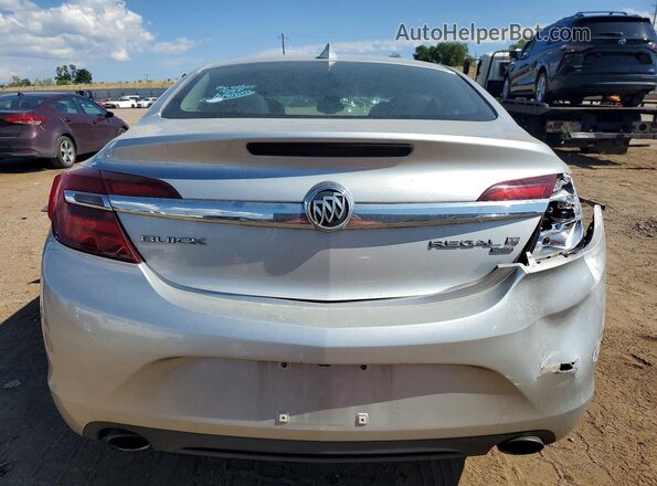 2G4GL5EX0G9128596 2016 BUICK REGAL Silver უკანა ხედი