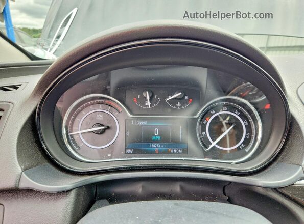 2G4GL5EX0H9135582 2017 BUICK REGAL Gray Instrument cluster view