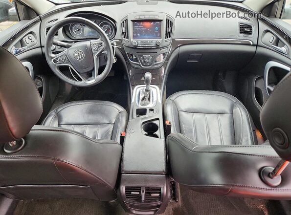 2G4GL5EX0H9135582 2017 BUICK REGAL Gray Dashboard view