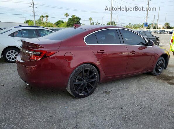 2G4GL5EX0H9192803 2017 BUICK REGAL Red Задня права чверть