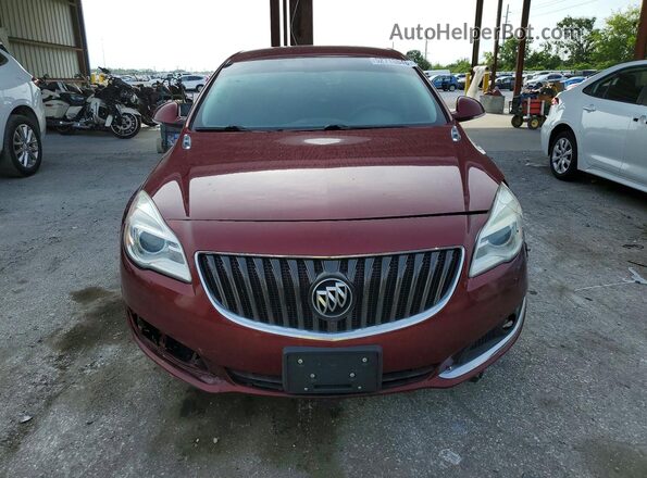 2G4GL5EX0H9192803 2017 BUICK REGAL Red Вид спереду