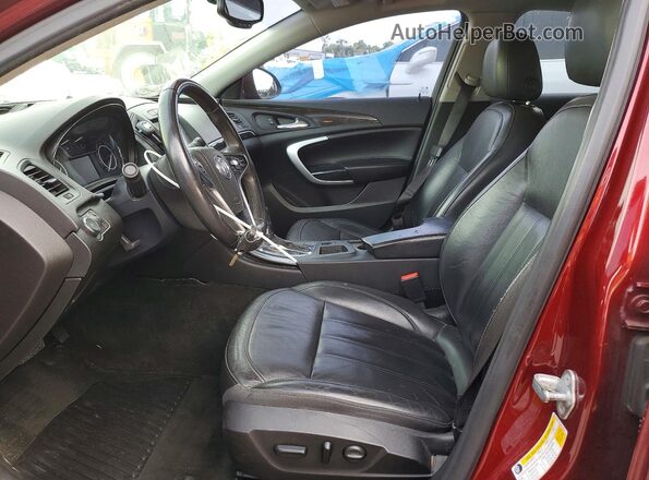 2G4GL5EX0H9192803 2017 BUICK REGAL Red Вид салону спереду
