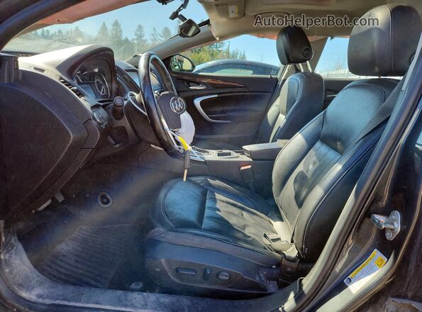 2G4GL5EX1G9121382 2016 BUICK REGAL Black Front interior view