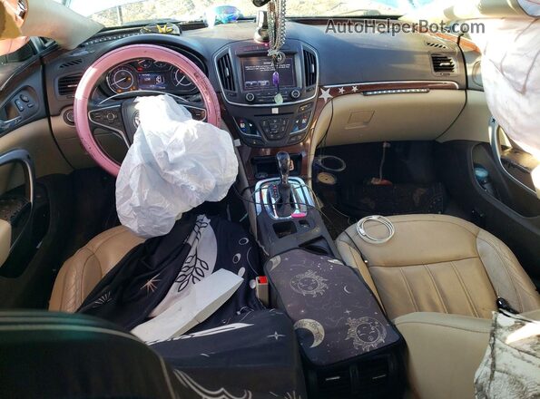 2G4GL5EX1H9177758 2017 BUICK REGAL White Dashboard view