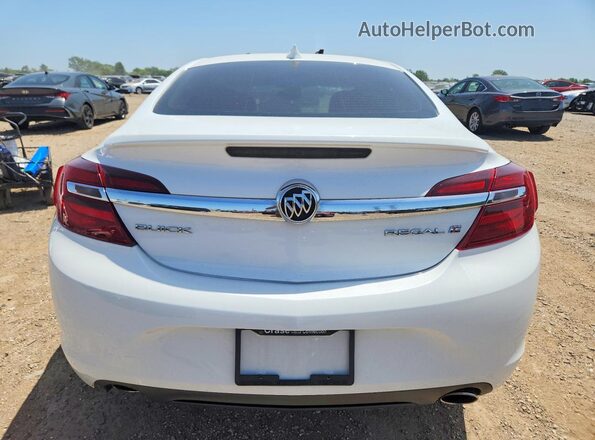 2G4GL5EX3H9132112 2017 BUICK REGAL White Հետևի տեսք