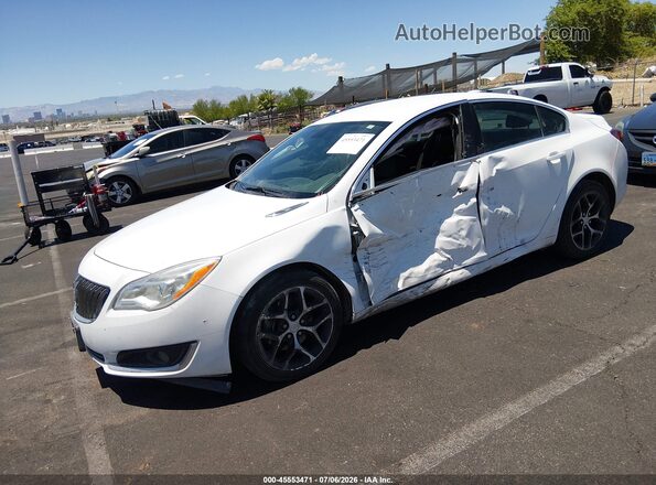 2G4GL5EX4H9110829 2017 BUICK REGAL Белый Передняя левая четверть