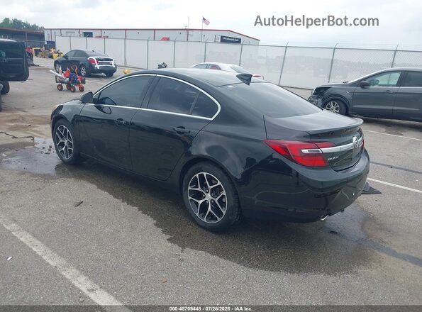 2G4GL5EX4H9198636 2017 BUICK REGAL Black Rear left