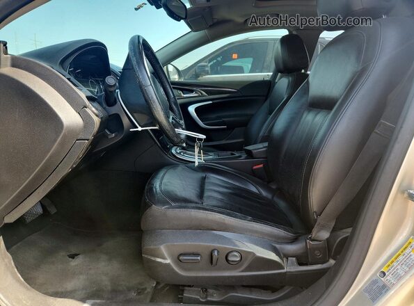 2G4GL5EX5G9139089 2016 BUICK REGAL Gold წინა სალონის ხედი