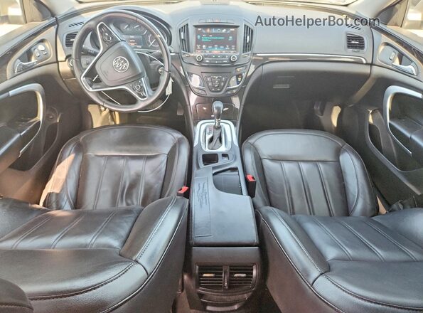 2G4GL5EX5G9139089 2016 BUICK REGAL Gold წინა პანელის ხედი