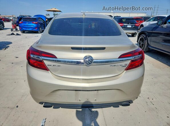 2G4GL5EX5G9139089 2016 BUICK REGAL Gold უკანა ხედი
