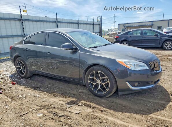 2G4GL5EX5H9147372 2017 BUICK REGAL Gray Przód prawy