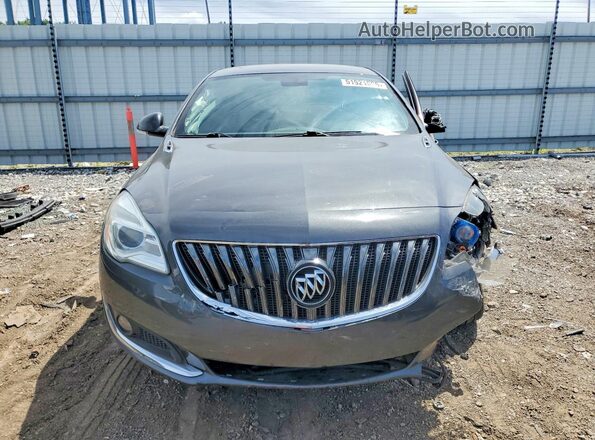 2G4GL5EX5H9147372 2017 BUICK REGAL Gray Widok z przodu