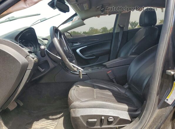 2G4GL5EX5H9147372 2017 BUICK REGAL Gray Widok wnętrza z przodu