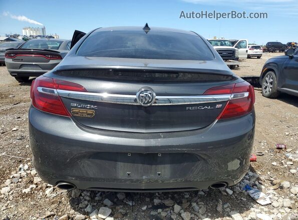 2G4GL5EX5H9147372 2017 BUICK REGAL Gray Widok z tyłu