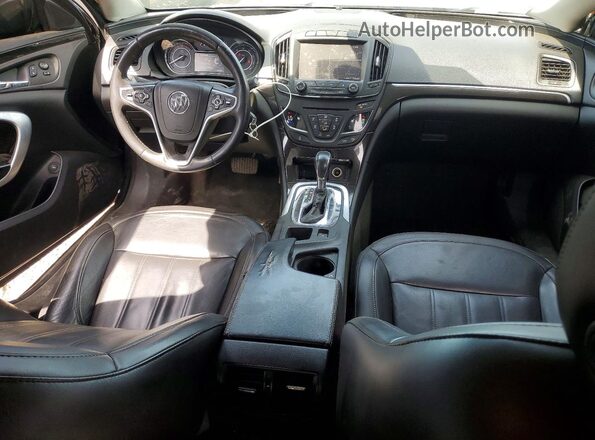 2G4GL5EX5H9147372 2017 BUICK REGAL Gray Widok deski rozdzielczej