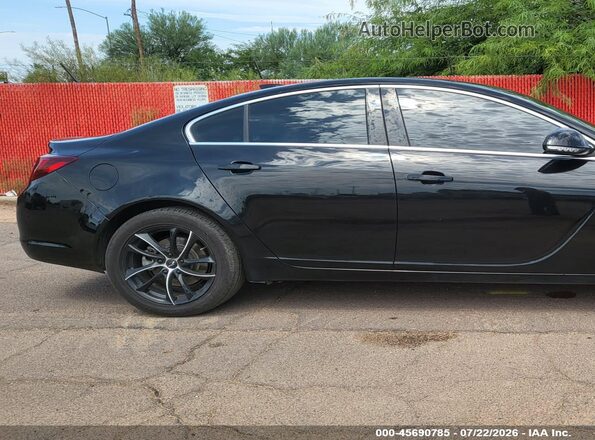 2G4GL5EX6G9111544 2016 BUICK REGAL Black უკანა სალონის ხედი